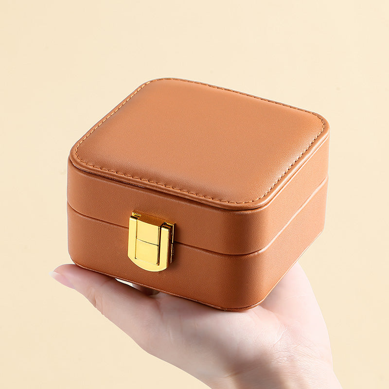 Jewelry Storage Box Pu Leather