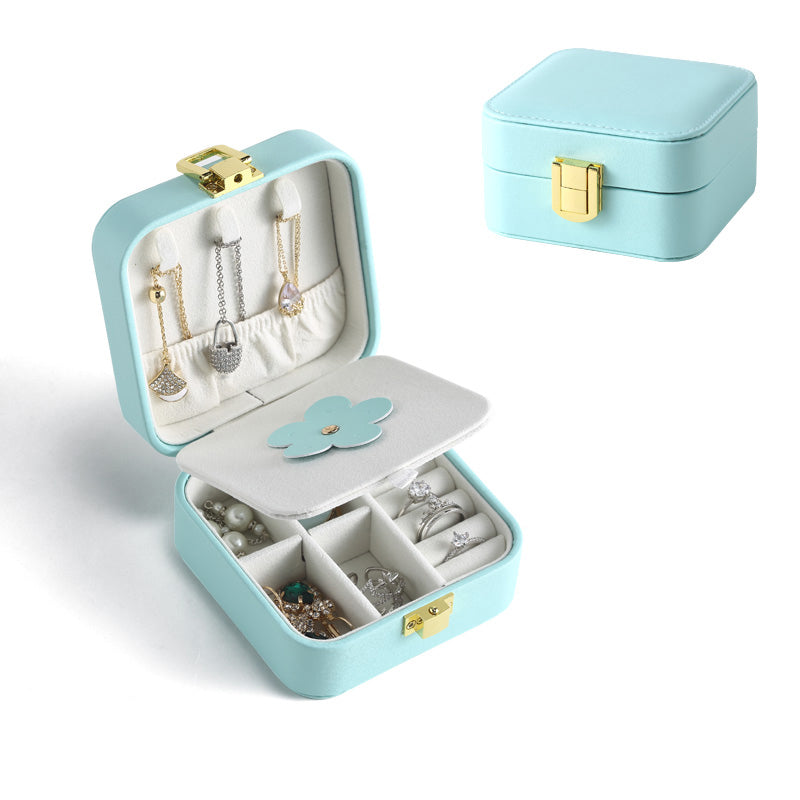 Jewelry Storage Box Pu Leather