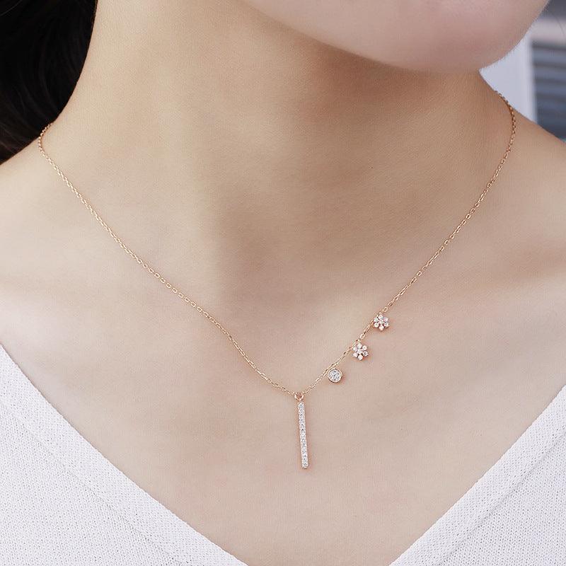 Y Gold Plated Necklace