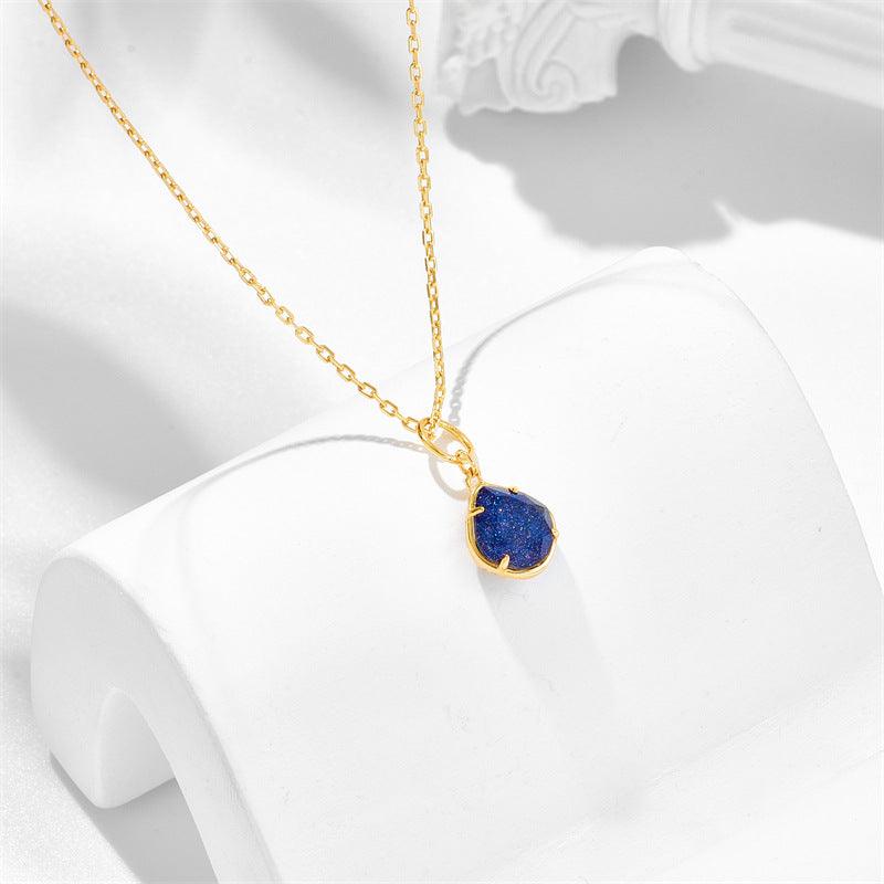 Inlaid Natural Sandstone Pendant