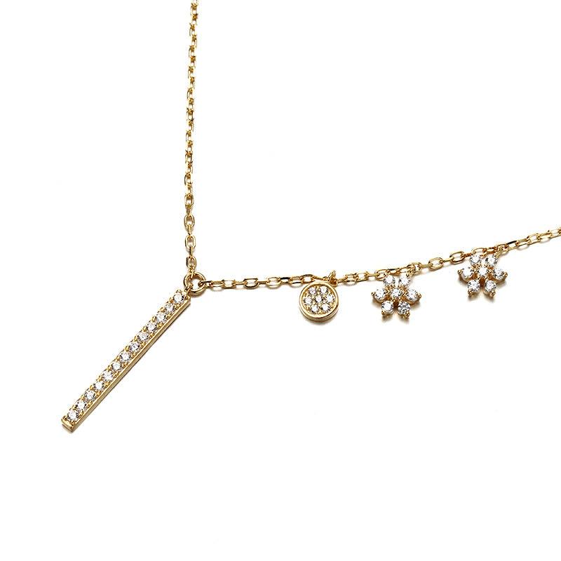 Y Gold Plated Necklace