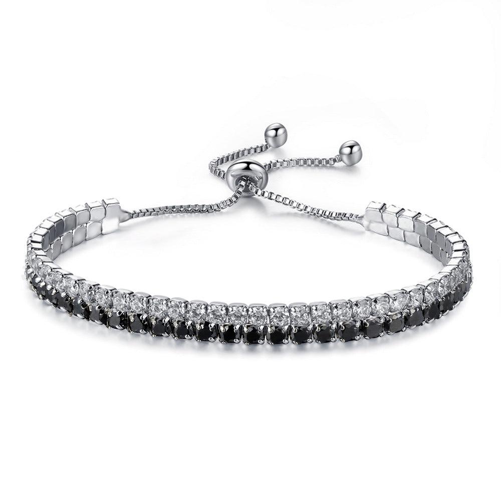 Inlaid Zircon Bracelet with color options