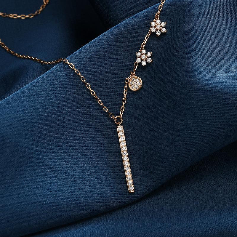 Y Gold Plated Necklace