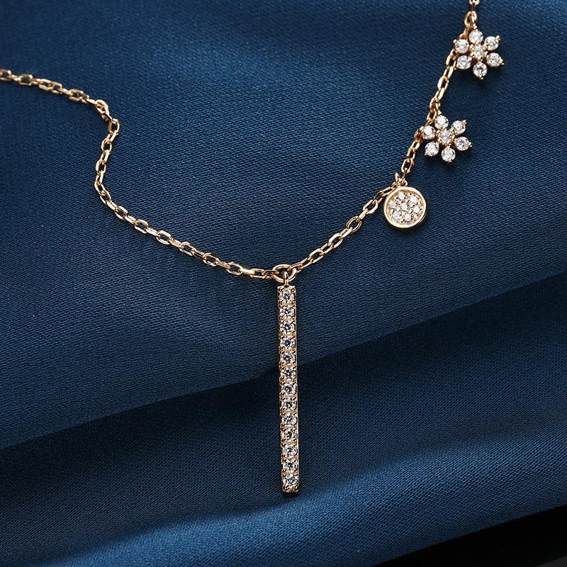 Y Gold Plated Necklace