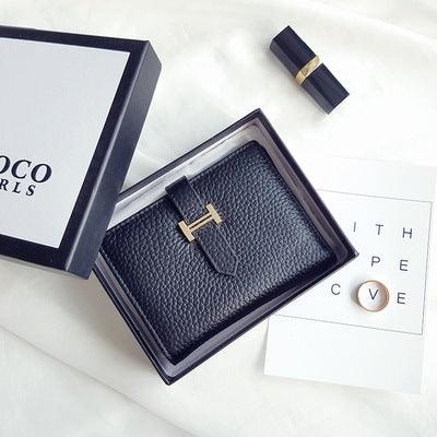 Petit Portefeuille Première Couche Cuir de Vachette H