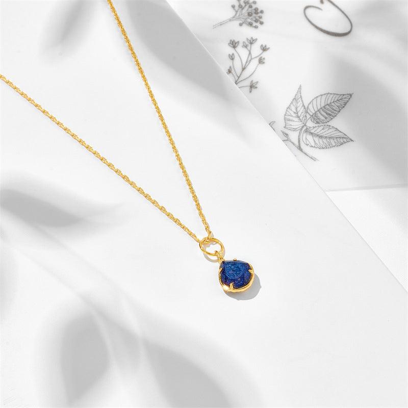 Inlaid Natural Sandstone Pendant