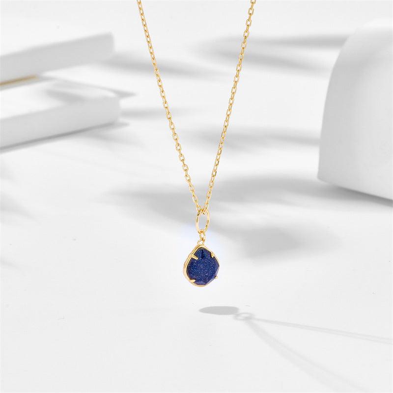 Inlaid Natural Sandstone Pendant