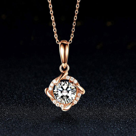 Moissan-Diamant-Windmühlen-Anhänger 1 Karat
