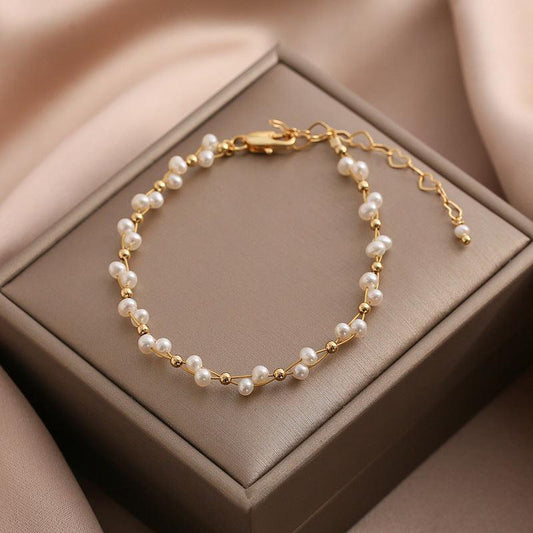 Perlengeflochtenes Armband