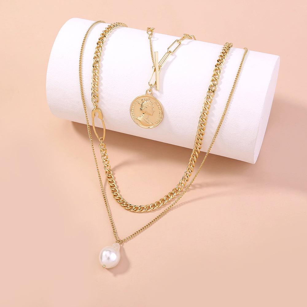 Collier Imitation Perle Baroque Pin