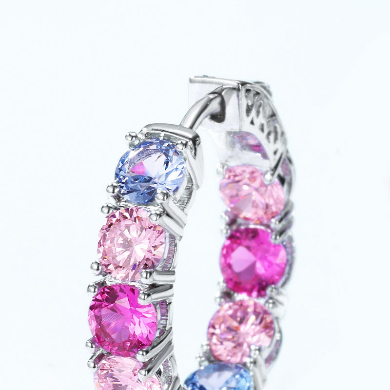 Colorful Earrings Studs