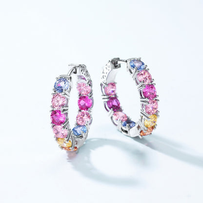 Colorful Earrings Studs