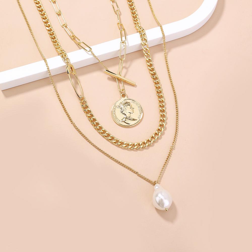 Collier Imitation Perle Baroque Pin