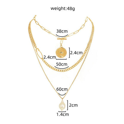 Collier Imitation Perle Baroque Pin