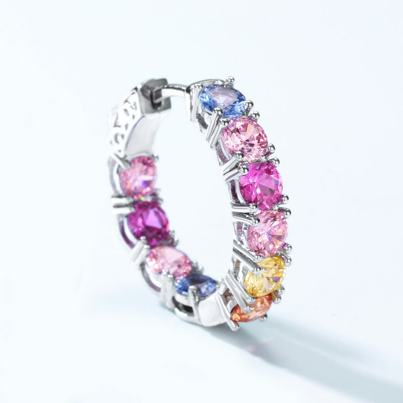 Colorful Earrings Studs