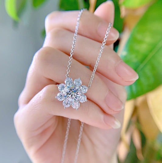 Collier Tournesol Diamants