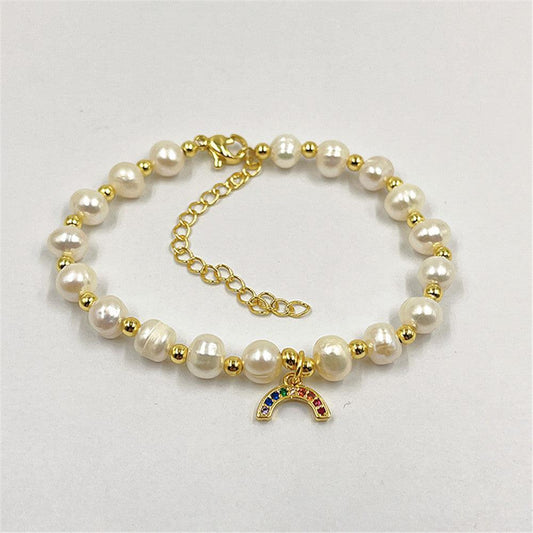Bracelet de perles baroques