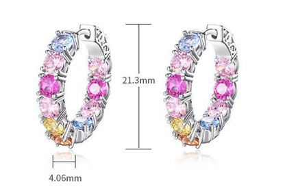 Colorful Earrings Studs