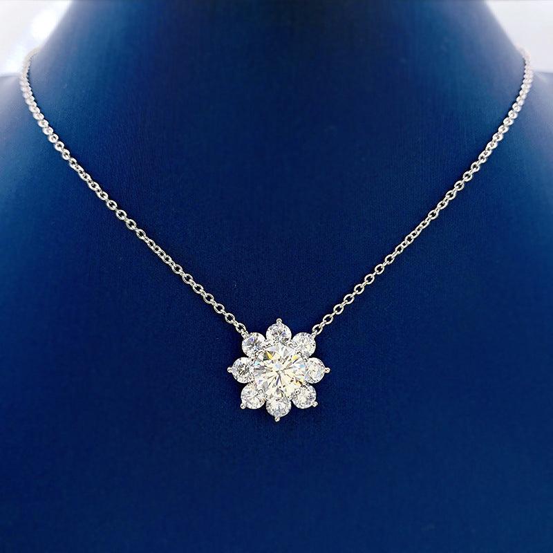 Collier Tournesol Diamants