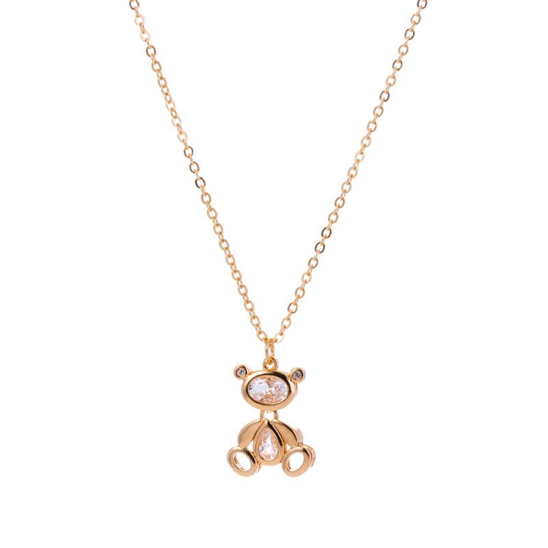 Collier Teddy Zircon