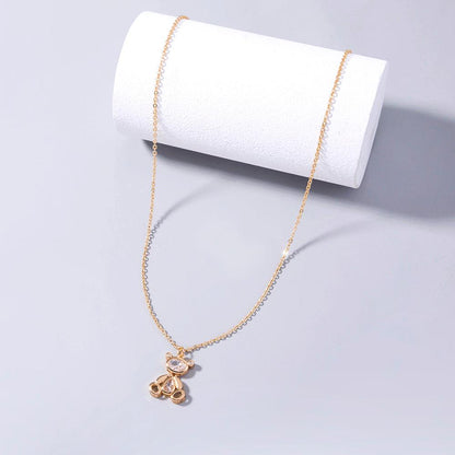 Collier Teddy Zircon