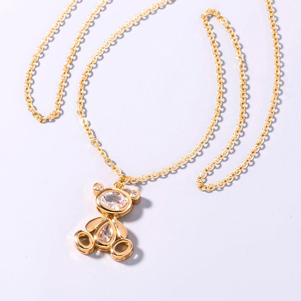 Collier Teddy Zircon