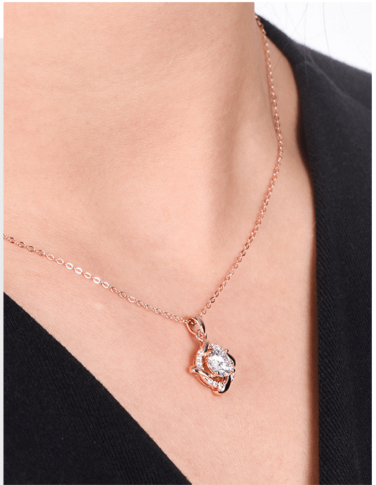 Moissan Diamond Windmill Pendant 1 carat